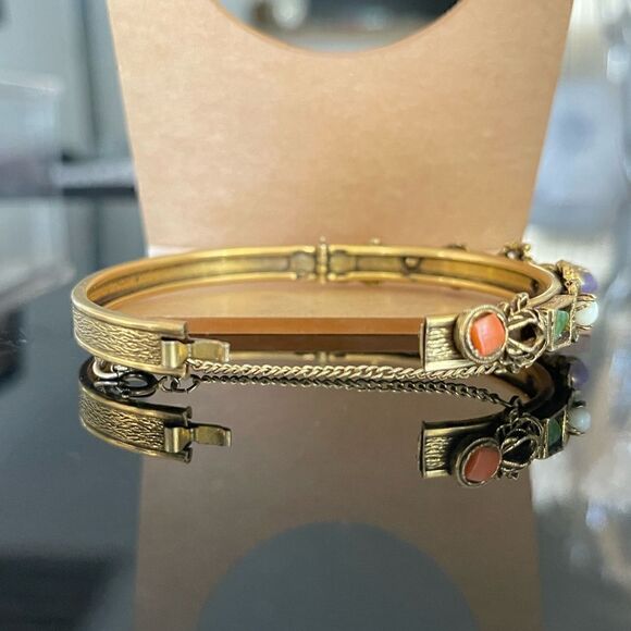 Antique bracelet unmarked - Picture 4 of 5